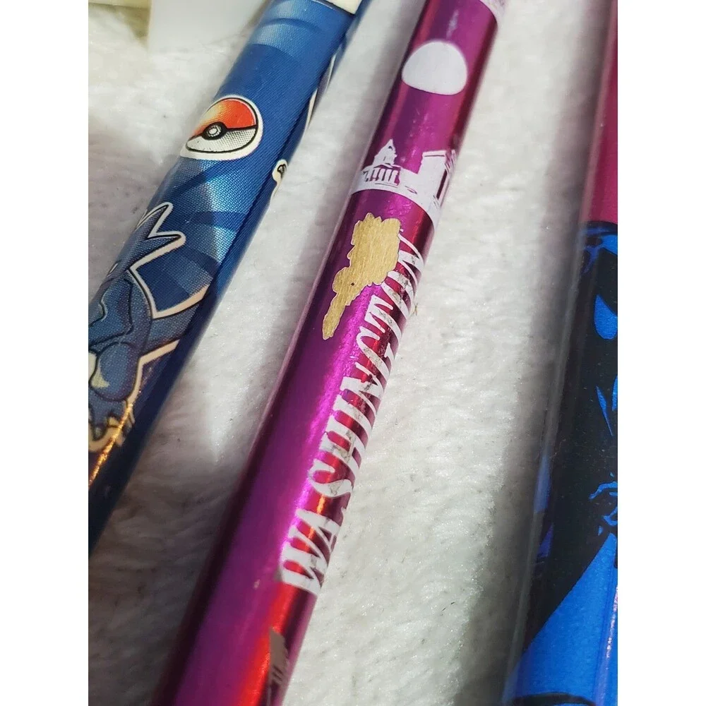 Stationery Pencil Lot Of 4 Pencil Topper Sharpener Pokemon Batman Forever